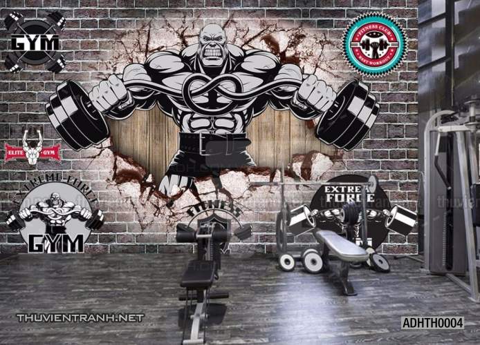 Tranh dán tường Phòng tập Gym - Kết quả tìm kiếm tranh tường