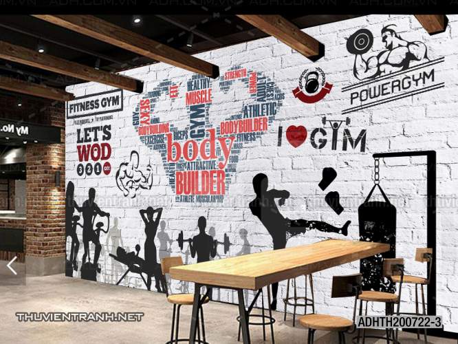 Tranh dán tường Phòng tập Gym - Kết quả tìm kiếm tranh tường