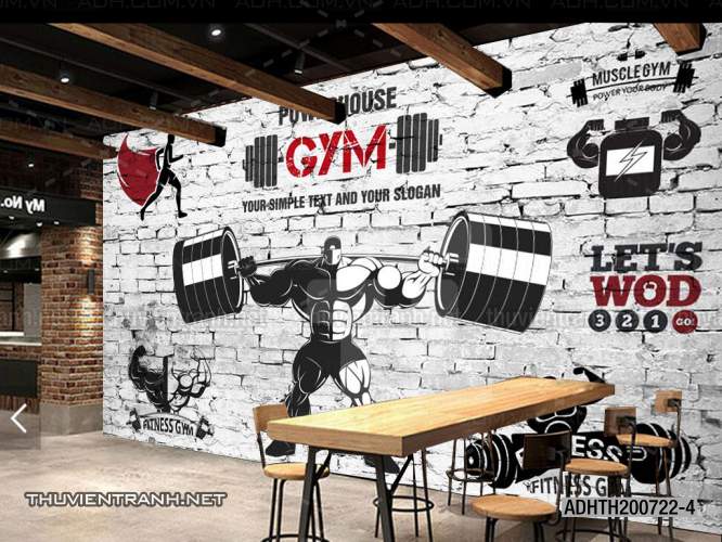 Tranh dán tường Phòng tập Gym - Kết quả tìm kiếm tranh tường