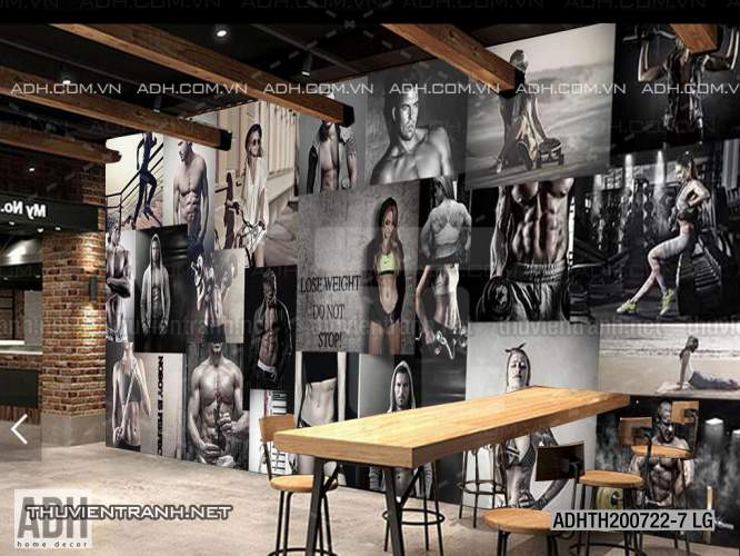 Tranh dán tường Phòng tập Gym - Kết quả tìm kiếm tranh tường