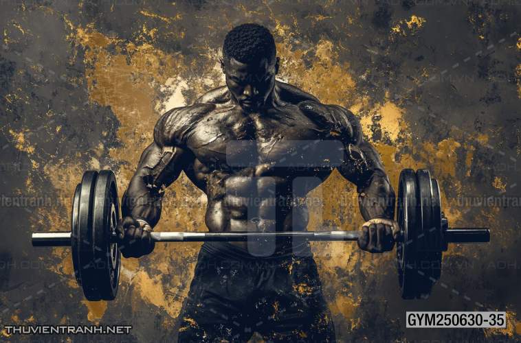 Tranh dán tường Thể Hình, Tranh tường CLUB GYM - Tranh tường chất lượng cao
