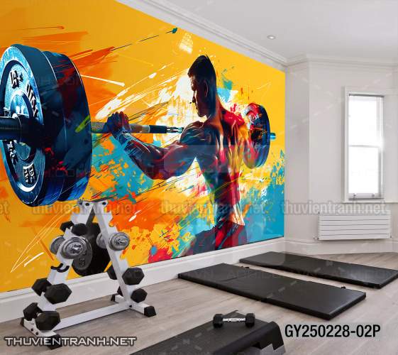 Tranh tường phòng GYM, tranh dán club Thể Hình - Kết quả tìm kiếm tranh tường