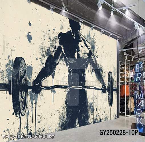 Tranh tường phòng GYM, tranh dán club Thể Hình - Kết quả tìm kiếm tranh tường