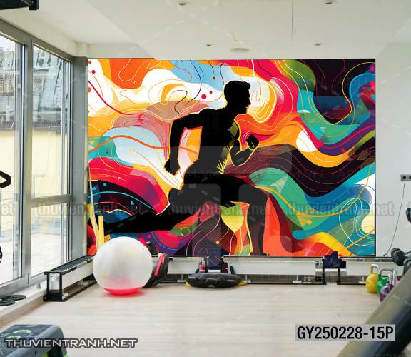 Tranh tường phòng GYM, tranh dán club Thể Hình - Kết quả tìm kiếm tranh tường