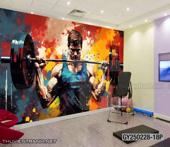 Tranh tường phòng GYM, tranh dán club Thể Hình - Kết quả tìm kiếm tranh tường