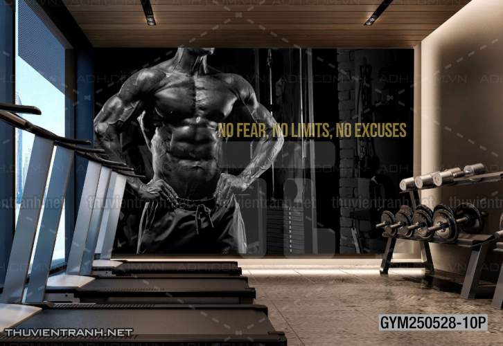 Tranh tường phòng GYM, tranh dán club Thể Hình - Kết quả tìm kiếm tranh tường