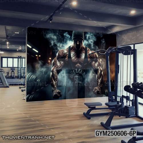  Tranh tường phòng GYM, tranh tường thể hình - Tranh tường chất lượng cao