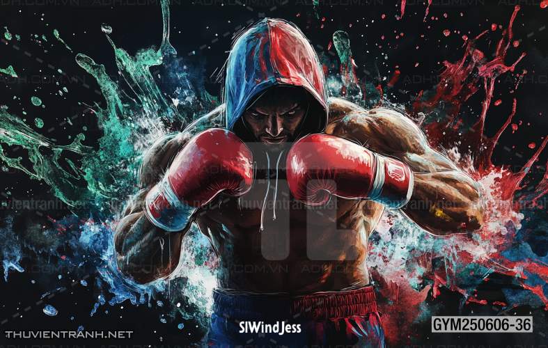 Tranh tường phòng GYM, tranh tường thể hình - Tranh tường chất lượng cao