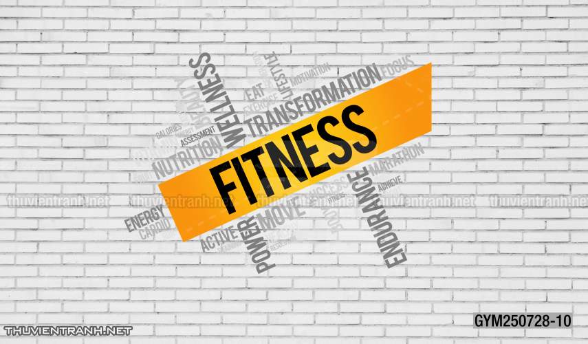  Tranh tường phòng GYM, tranh tường câu lạc bổ  thể hình - Tranh tường chất lượng cao