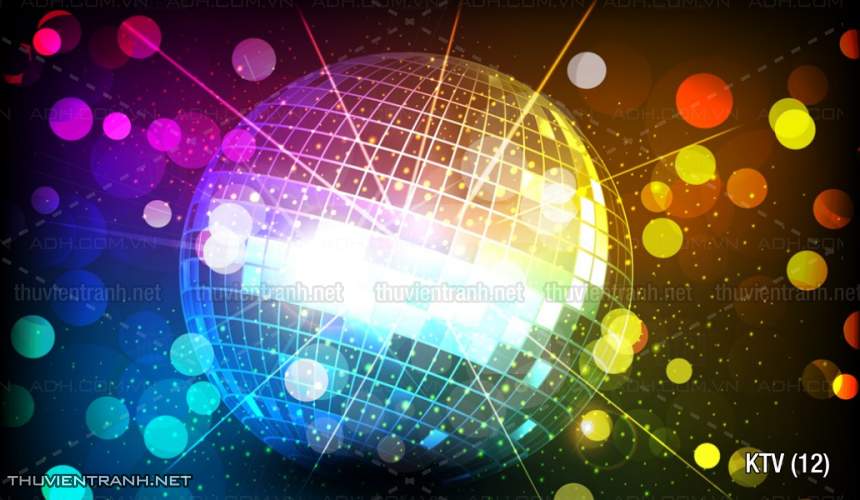 Tranh dán tường quán Karaoke - Tranh tường chất lượng cao