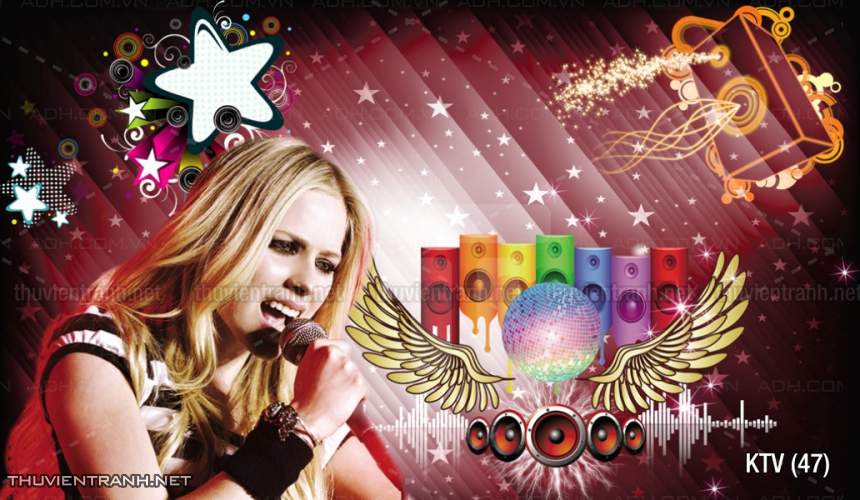 Tranh dán tường quán Karaoke - Kết quả tìm kiếm tranh tường