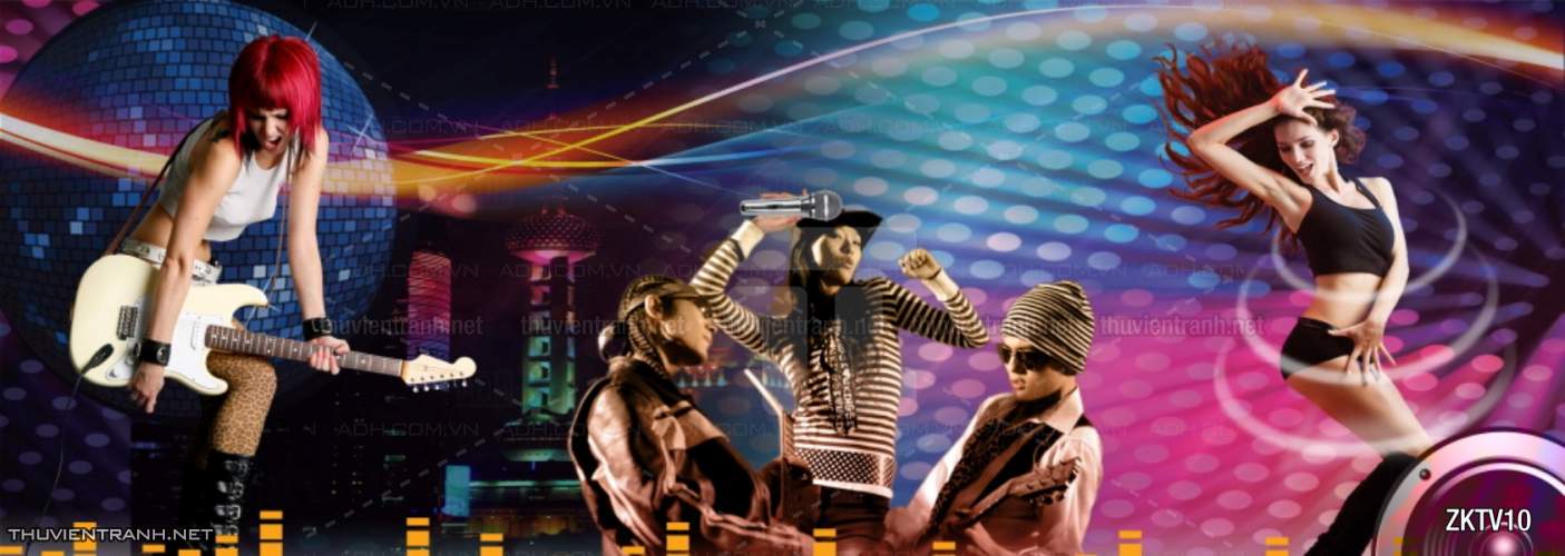 Tranh dán tường quán Karaoke - Kết quả tìm kiếm tranh tường