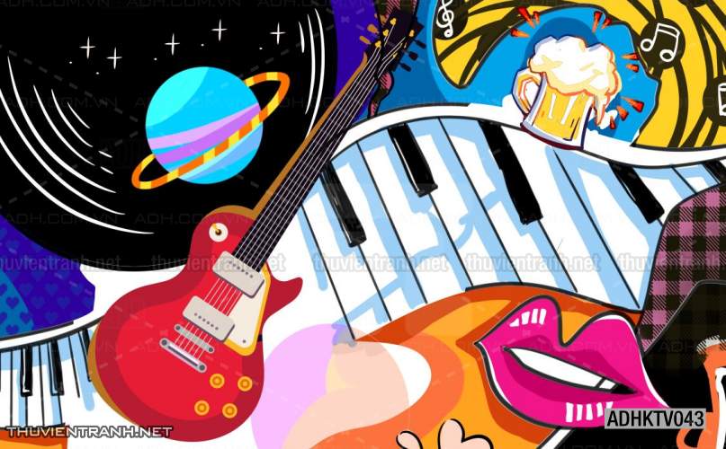 Tranh dán tường quán Karaoke - Kết quả tìm kiếm tranh tường