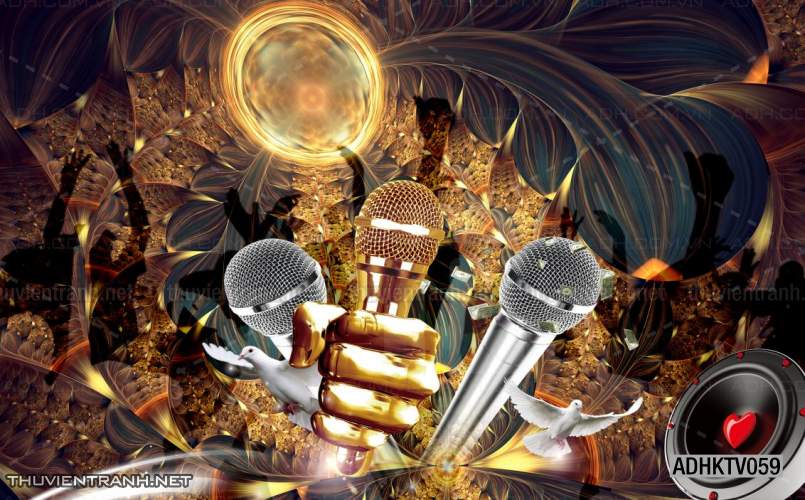 Tranh dán tường quán Karaoke - Kết quả tìm kiếm tranh tường
