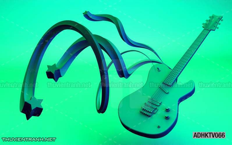 Tranh dán tường quán Karaoke - Tranh tường chất lượng cao