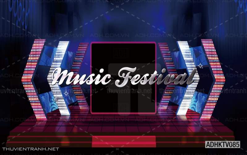 Tranh dán tường quán Karaoke - Tranh tường chất lượng cao