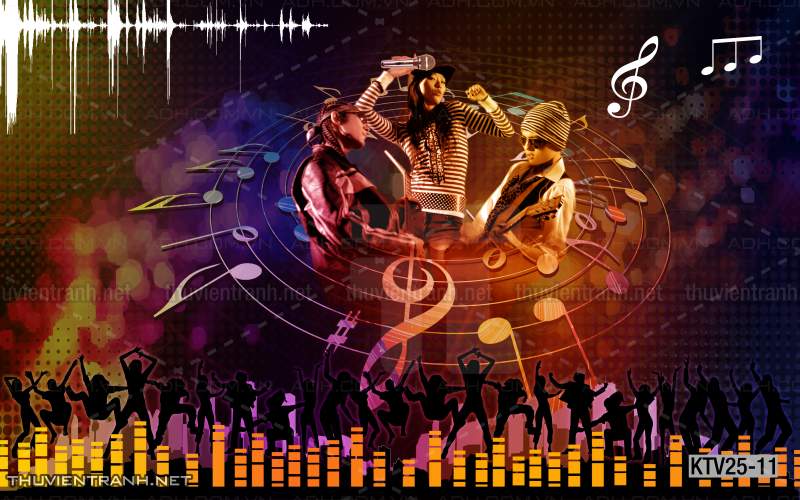  Tranh dán tường quán Karaoke - Tranh tường chất lượng cao