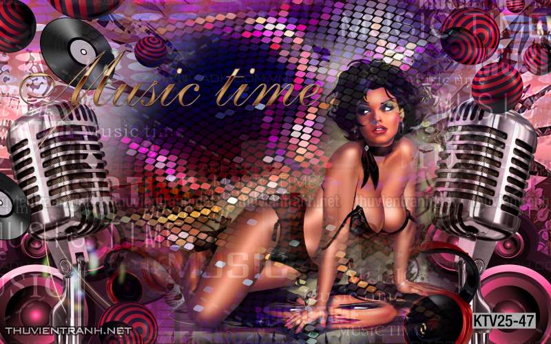 Tranh dán tường quán Karaoke - Kết quả tìm kiếm tranh tường