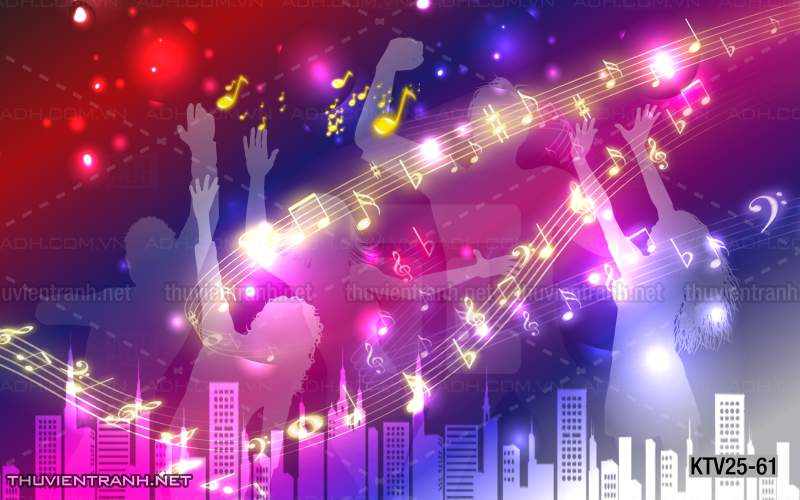 Tranh dán tường quán Karaoke - Kết quả tìm kiếm tranh tường