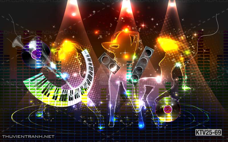 Tranh dán tường quán Karaoke - Kết quả tìm kiếm tranh tường