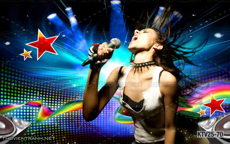 Tranh dán tường quán Karaoke - Kết quả tìm kiếm tranh tường