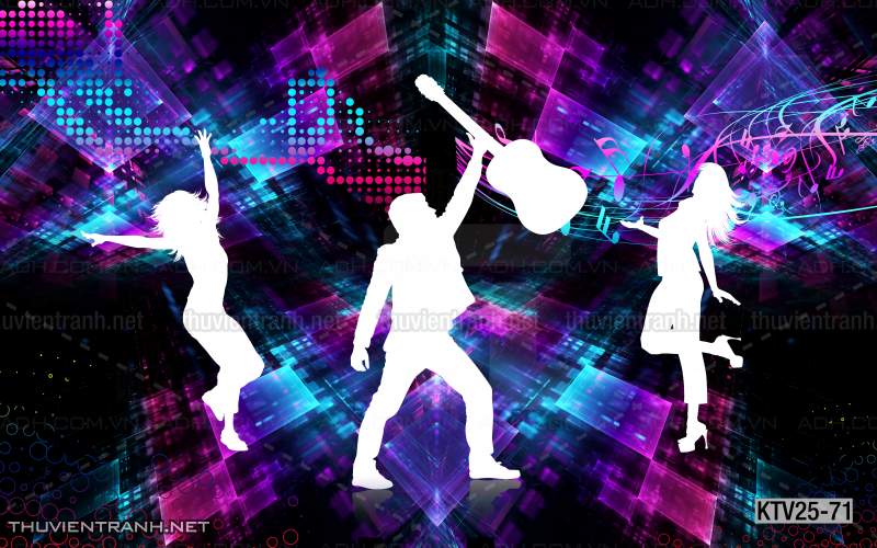 Tranh dán tường quán Karaoke - Kết quả tìm kiếm tranh tường