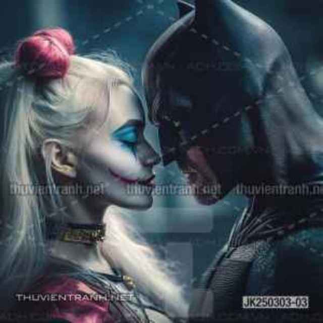 Tranh dán tường Club Bi-a, Joker, Người dơi Batman, Harley Quinn - Kết quả tìm kiếm tranh tường