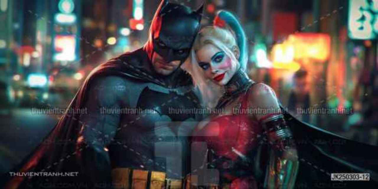 Tranh dán tường Club Bi-a, Joker, Người dơi Batman, Harley Quinn - Kết quả tìm kiếm tranh tường