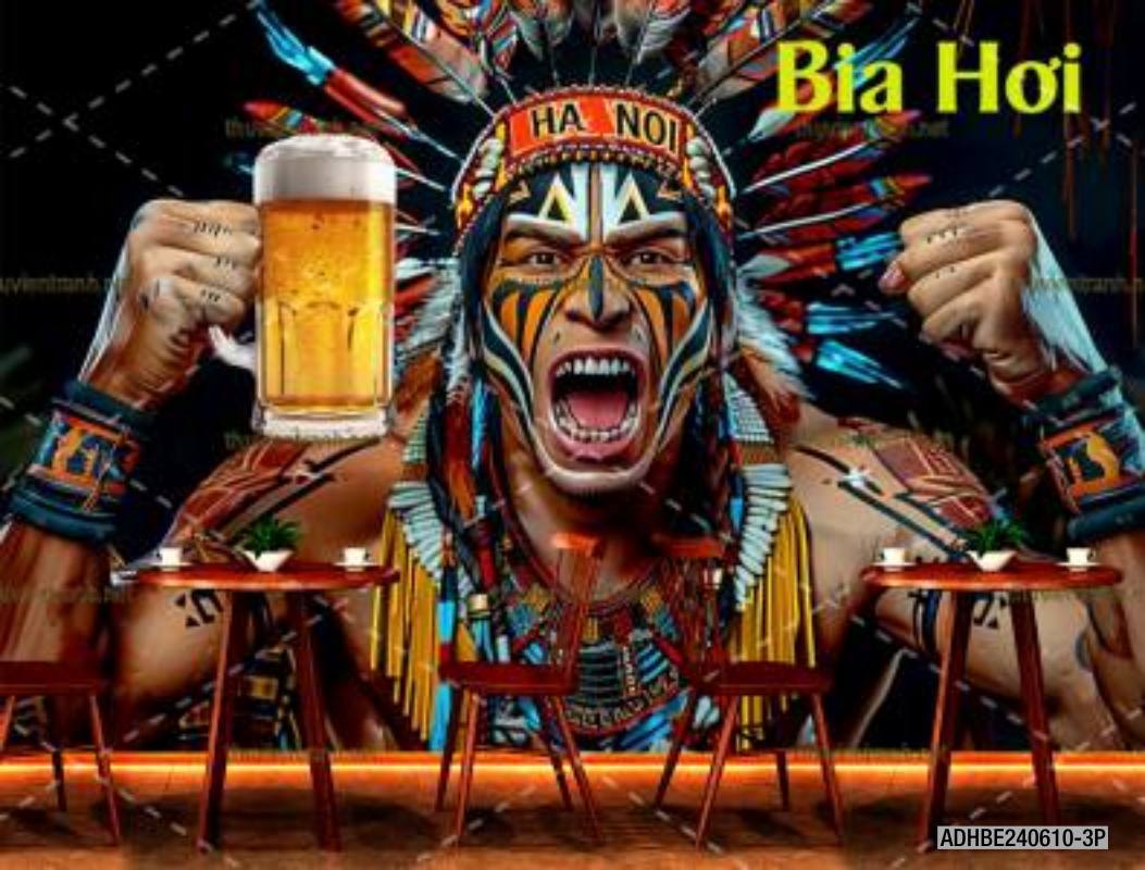 Tranh dán tường Quán Bia- Quán Nhậu  - Kết quả tìm kiếm tranh tường