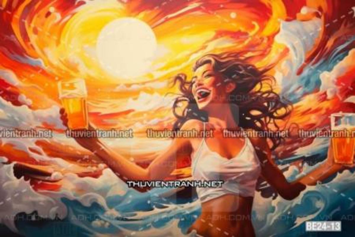 Tranh dán tường Quán Bia- Quán Nhậu  - Kết quả tìm kiếm tranh tường