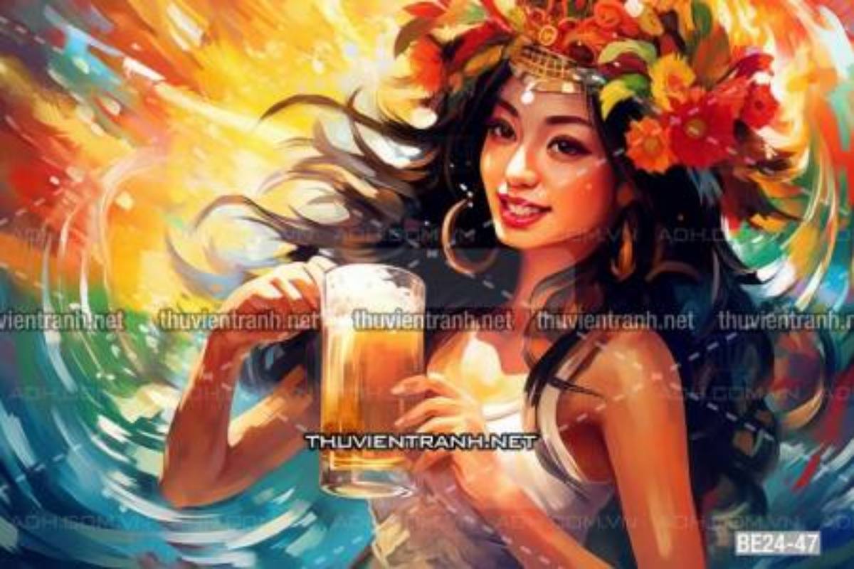 Tranh dán tường Quán Bia- Quán Nhậu  - Kết quả tìm kiếm tranh tường