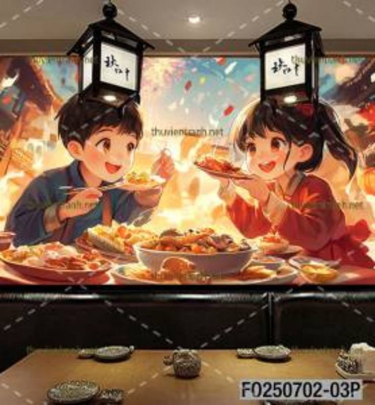 Tranh dán tường quán ăn Vặt, Mỳ cay - Kết quả tìm kiếm tranh tường