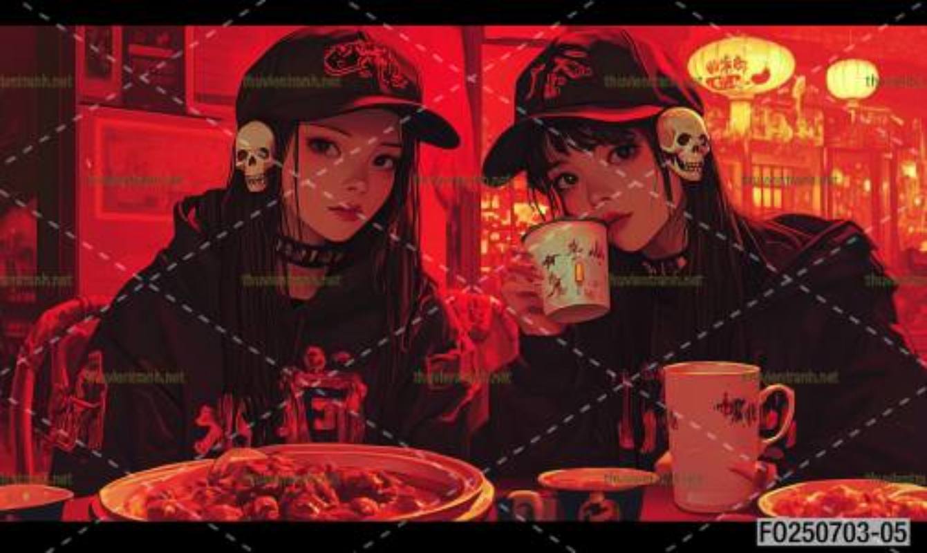 Tranh dán tường quán ăn Vặt, Mỳ cay - Kết quả tìm kiếm tranh tường