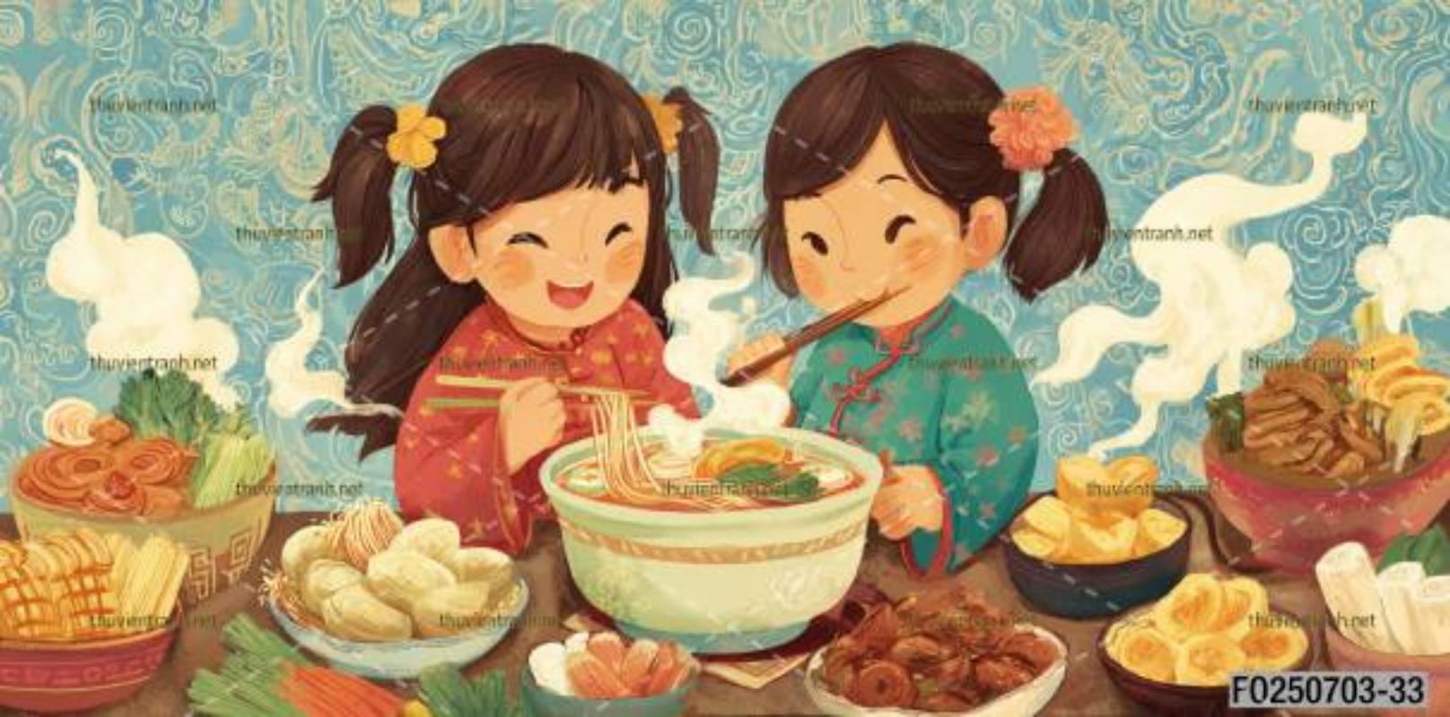 Tranh dán tường quán ăn Vặt, Mỳ cay - Kết quả tìm kiếm tranh tường