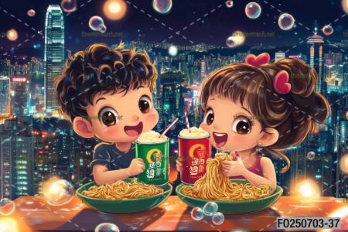  Tranh dán tường quán ăn Vặt, Mỳ cay - Kết quả tìm kiếm tranh tường