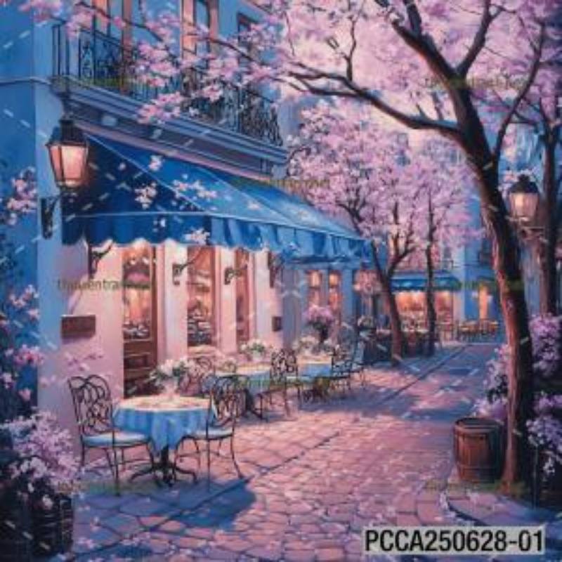 Tranh dán tường con phố xinh đẹp  châu Âu, Quán cà phê Châu Âu - Kết quả tìm kiếm tranh tường