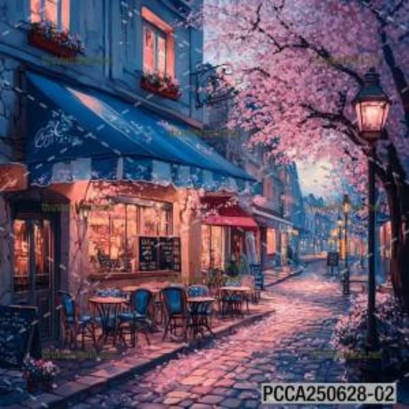 Tranh dán tường con phố xinh đẹp  châu Âu, Quán cà phê Châu Âu - Kết quả tìm kiếm tranh tường