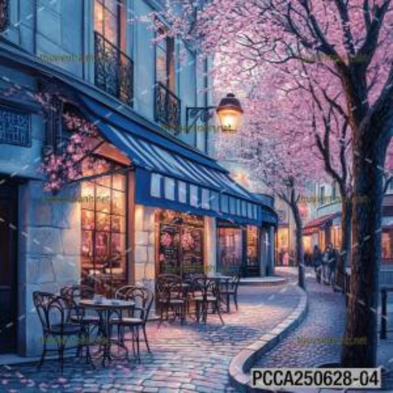 Tranh dán tường con phố xinh đẹp  châu Âu, Quán cà phê Châu Âu - Kết quả tìm kiếm tranh tường