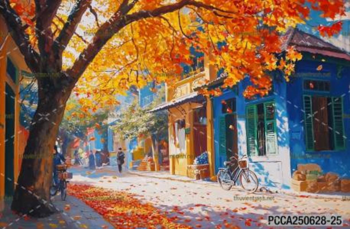 Tranh dán tường con phố xinh đẹp  châu Âu, Quán cà phê Châu Âu - Kết quả tìm kiếm tranh tường