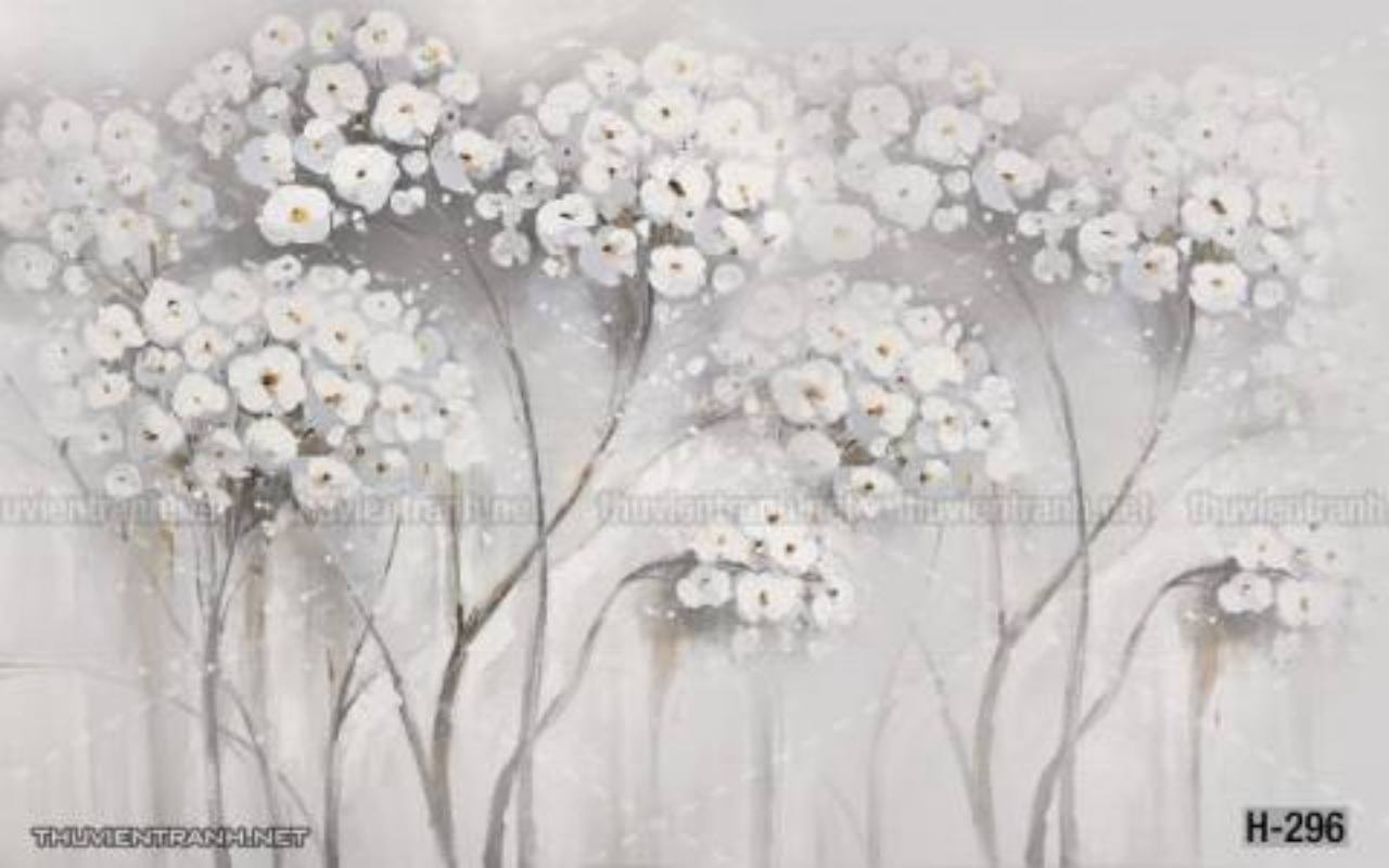 Tranh dán tường hoa - Tranh tường chất lượng cao