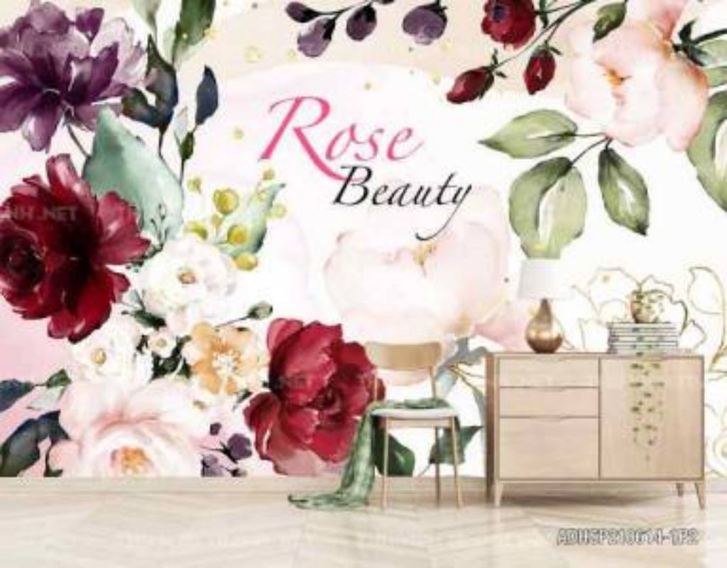 Tranh dán tường hoa - Tranh tường chất lượng cao