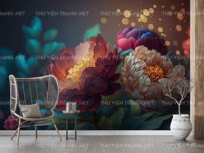 Tranh dán tường hoa. - Kết quả tìm kiếm tranh tường