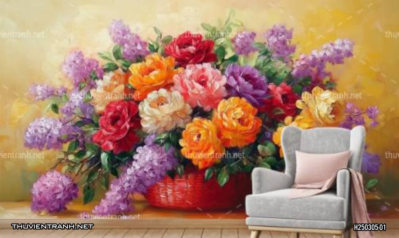 Tranh dán tường hoa. - Kết quả tìm kiếm tranh tường