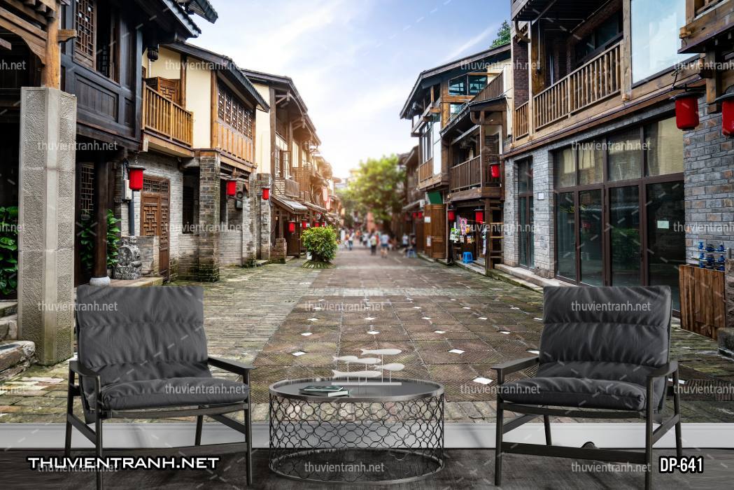  Tranh dán tường phong cảnh  đường phố Châu Âu - Kết quả tìm kiếm tranh tường