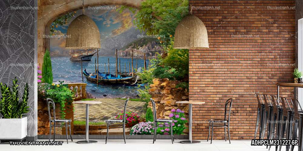  Tranh Phong Cảnh nước Ý, Tranh phong cảnh 3D, Phong cảnh Địa Trung Hải - Kết quả tìm kiếm tranh tường