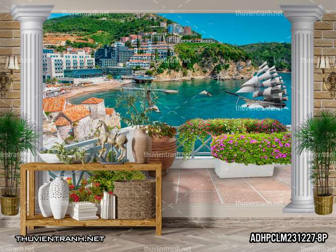  Tranh Phong Cảnh nước Ý, Tranh phong cảnh 3D, Phong cảnh Địa Trung Hải - Kết quả tìm kiếm tranh tường