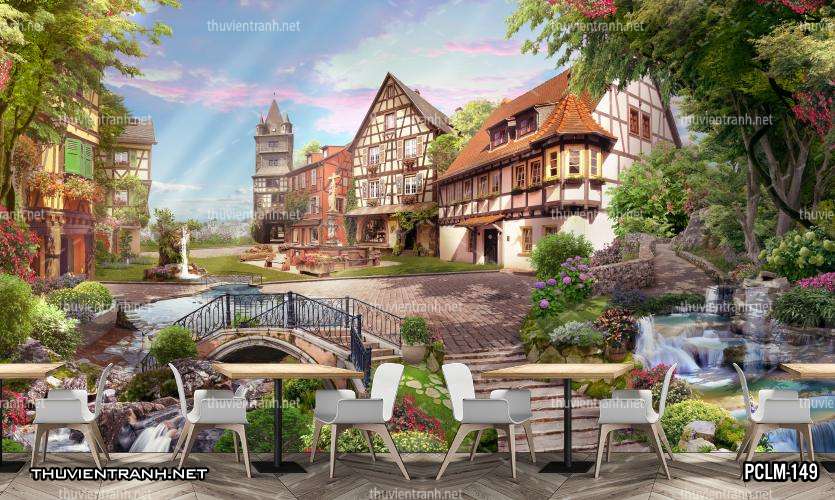 Tranh Phong Cảnh nước Ý, Tranh phong cảnh 3D, Phong cảnh Địa Trung Hải - Kết quả tìm kiếm tranh tường