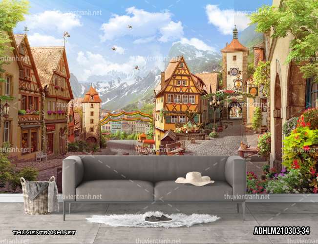  Tranh Phong Cảnh nước Ý, Tranh phong cảnh 3D, Phong cảnh Địa Trung Hải - Kết quả tìm kiếm tranh tường