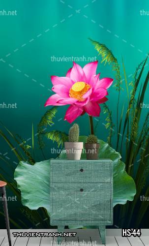 Tranh dán tường Hoa Sen - Kết quả tìm kiếm tranh tường