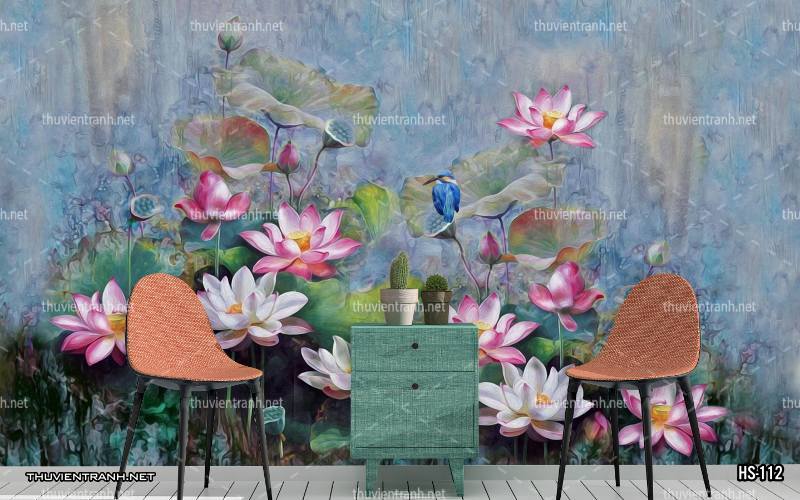  Tranh dán tường Hoa Sen - Kết quả tìm kiếm tranh tường